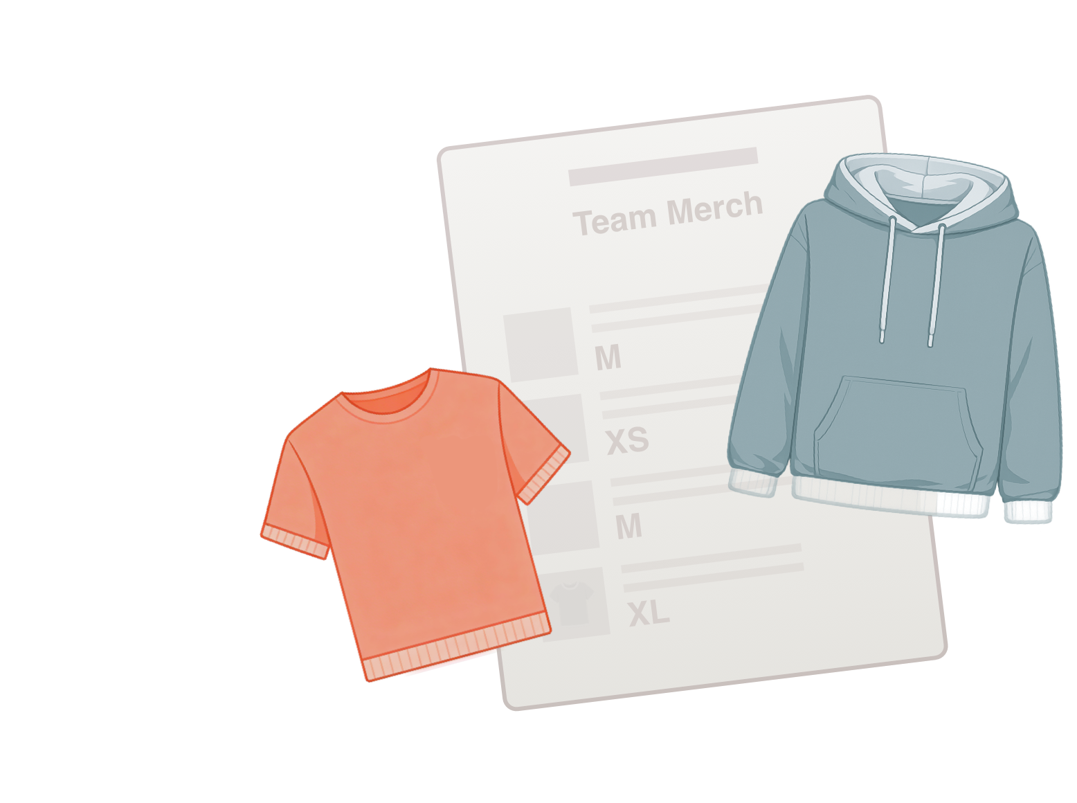 Skupinová objednávka oblečení s vlastním potiskem